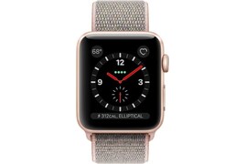 Apple Watch Series 3 GPS + Cellular Smartwatch (Pink Strap, 42mm)