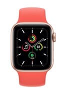 Apple Watch SE GPS Smartwatch (White Strap, 44mm)